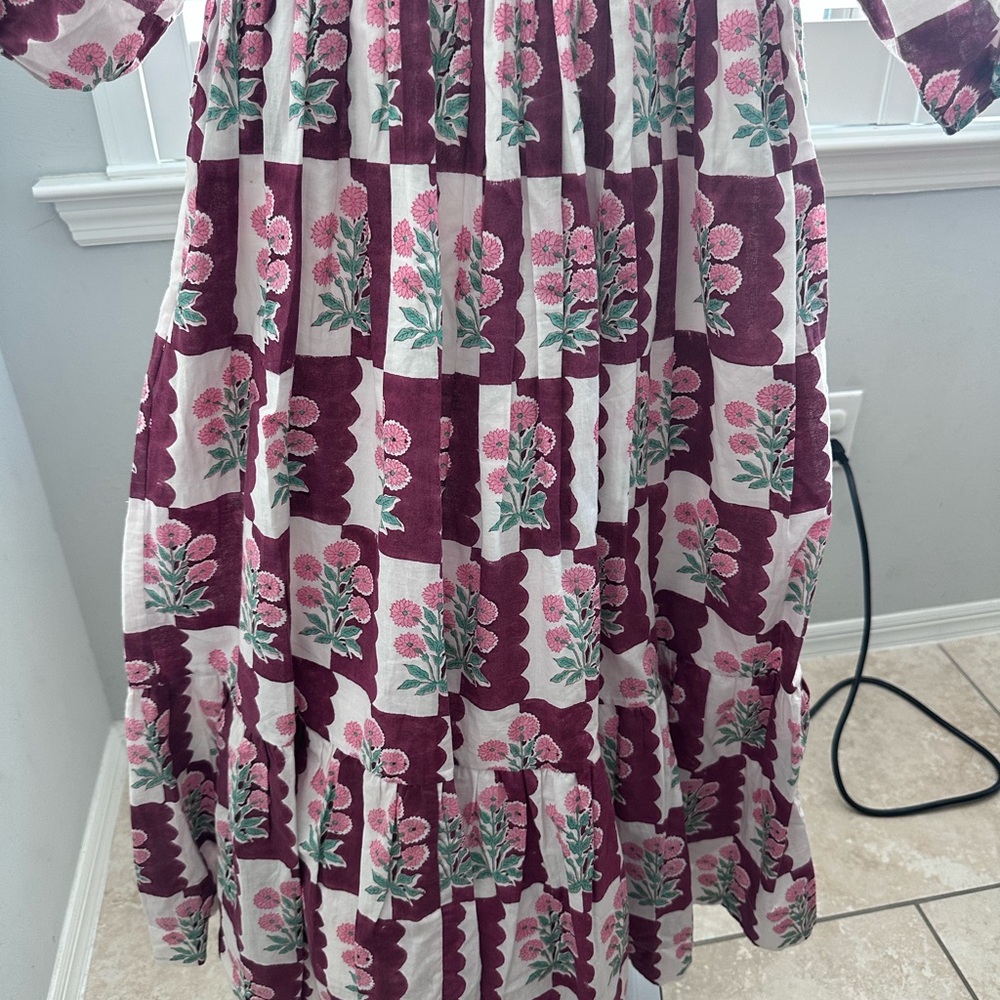 Daydress, Floral Long Sleeve Dress - Picture 4 of 7